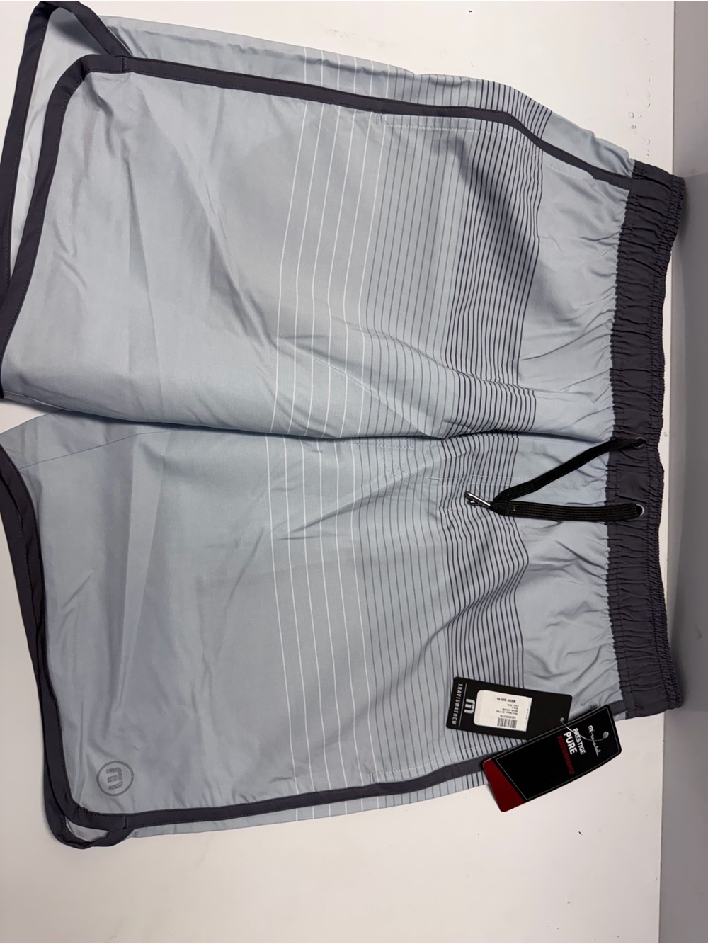 Travis Mathew Light Gray Athletic Shorts